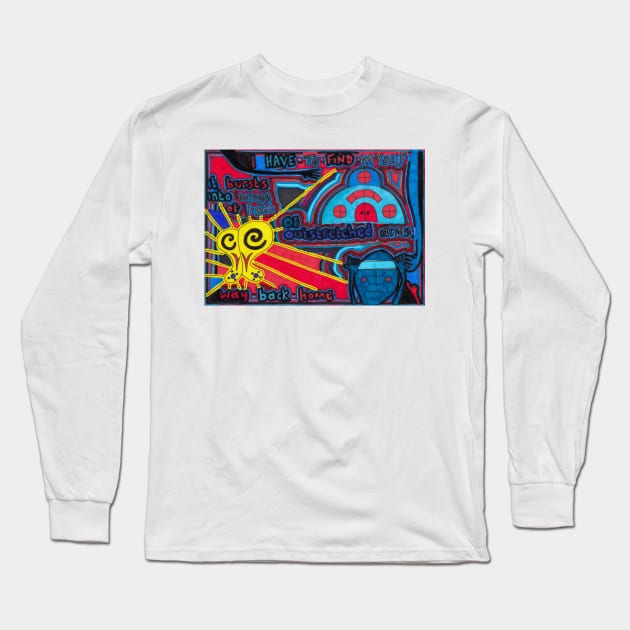 I Have To Find Myself Long Sleeve T-Shirt by JaySnellingArt